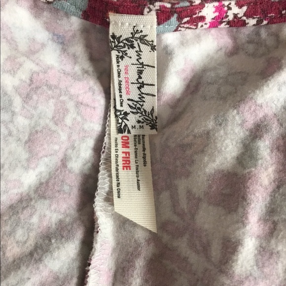 Intimately free people long sleeve floral bodysuit - Picture 3 of 3